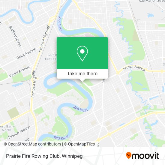 Prairie Fire Rowing Club map