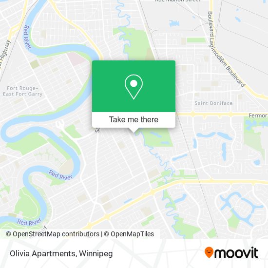 Olivia Apartments map