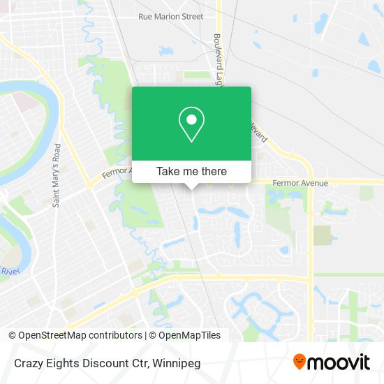 Crazy Eights Discount Ctr map