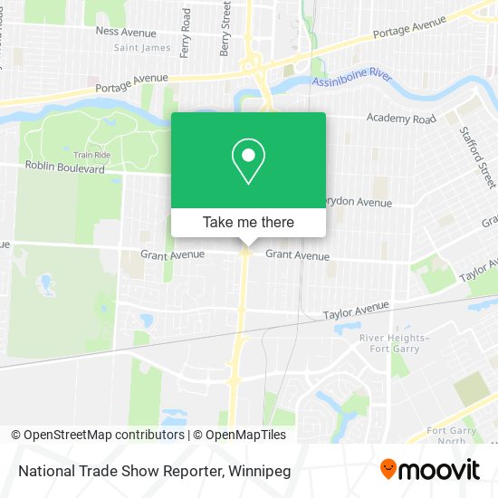 National Trade Show Reporter map