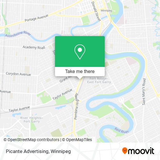 Picante Advertising map