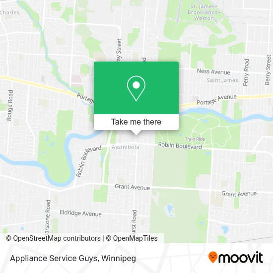 Appliance Service Guys map
