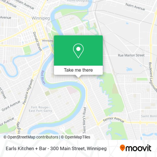Earls Kitchen + Bar - 300 Main Street map