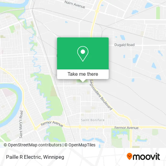 Paille R Electric map