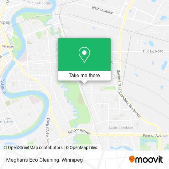 Meghan's Eco Cleaning map