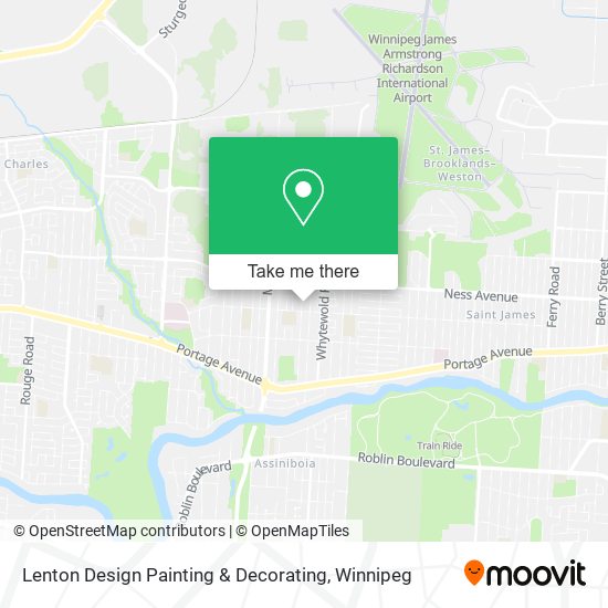 Lenton Design Painting & Decorating map