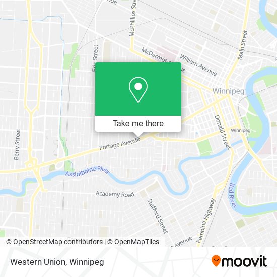 Western Union map