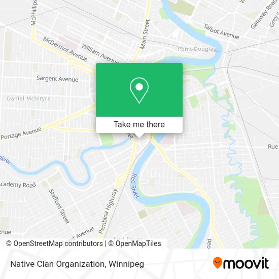 Native Clan Organization map