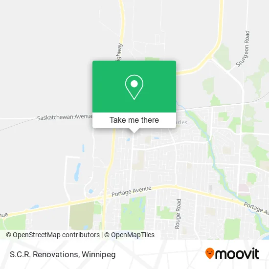 S.C.R. Renovations map
