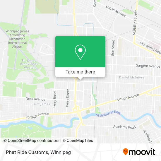 Phat Ride Customs map