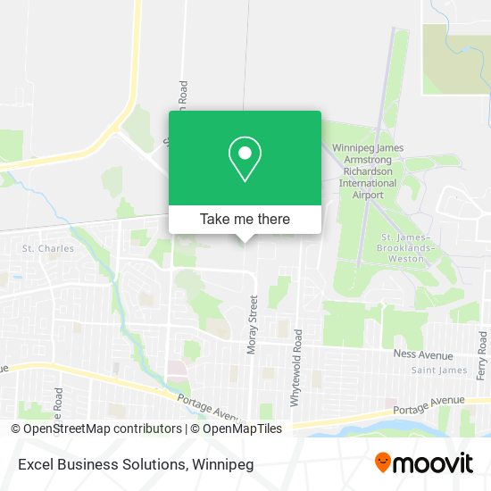 Excel Business Solutions map