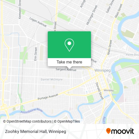 Zoohky Memorial Hall map