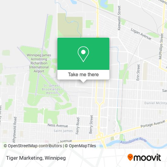 Tiger Marketing map