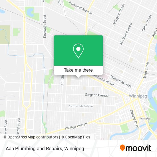 Aan Plumbing and Repairs map