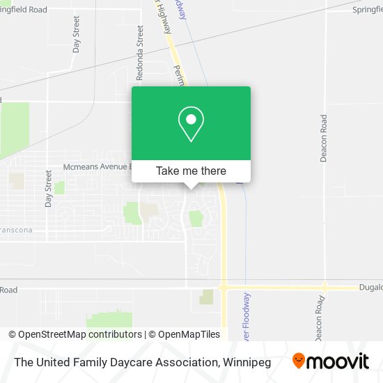 The United Family Daycare Association map