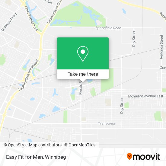 Easy Fit for Men map