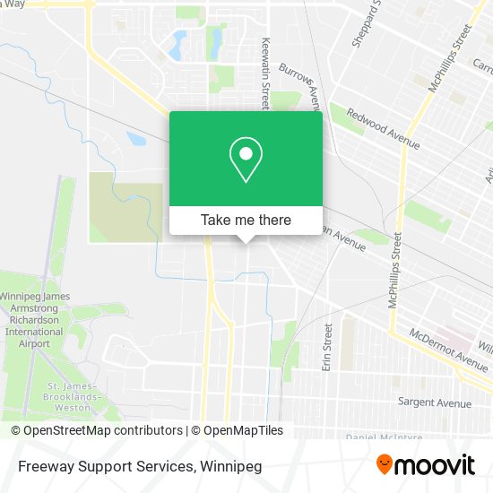 Freeway Support Services map