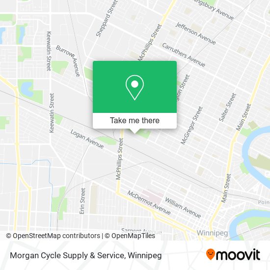 Morgan Cycle Supply & Service map