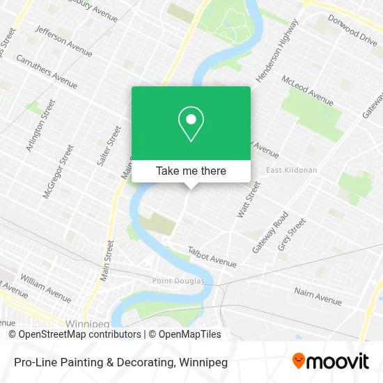 Pro-Line Painting & Decorating map