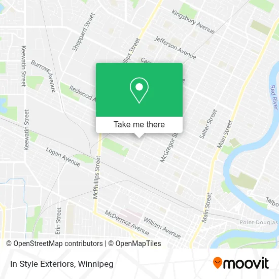 In Style Exteriors map