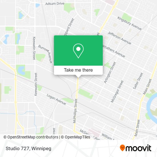 Studio 727 map