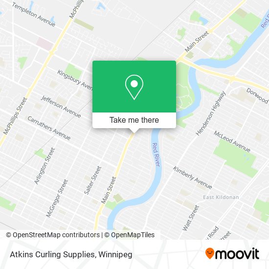 Atkins Curling Supplies map