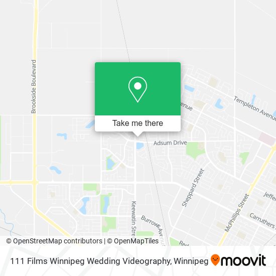 111 Films Winnipeg Wedding Videography map