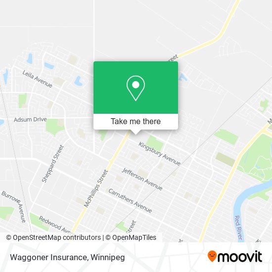 Waggoner Insurance map