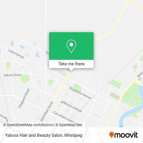 Yaloos Hair and Beauty Salon map