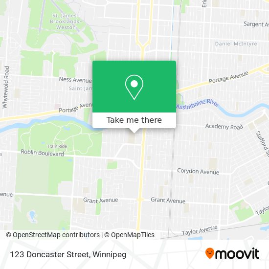 123 Doncaster Street map