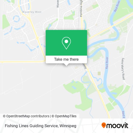 Fishing Lines Guiding Service map