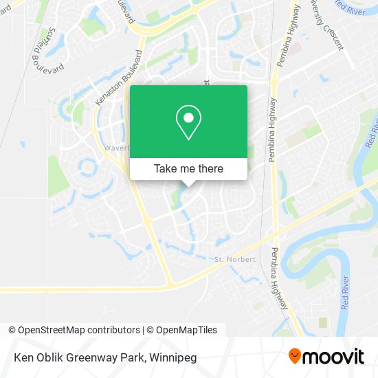Ken Oblik Greenway Park plan