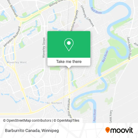 Barburrito Canada map