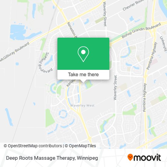 Deep Roots Massage Therapy map