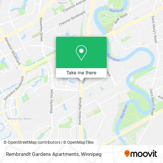 Rembrandt Gardens Apartments map