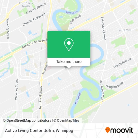 Active Living Center Uofm map