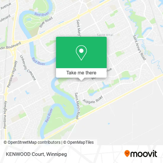 KENWOOD Court map