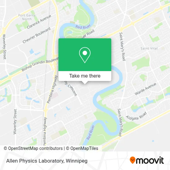 Allen Physics Laboratory map