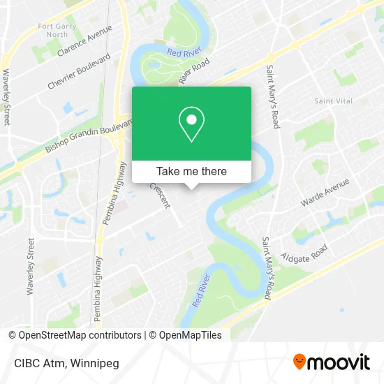 CIBC Atm map
