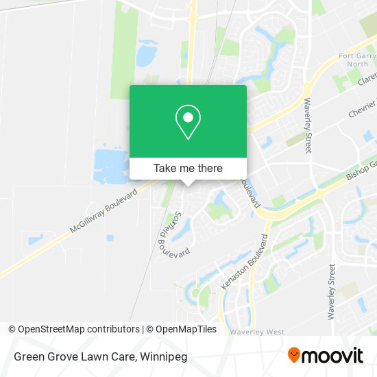 Green Grove Lawn Care map