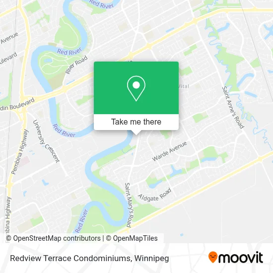 Redview Terrace Condominiums map