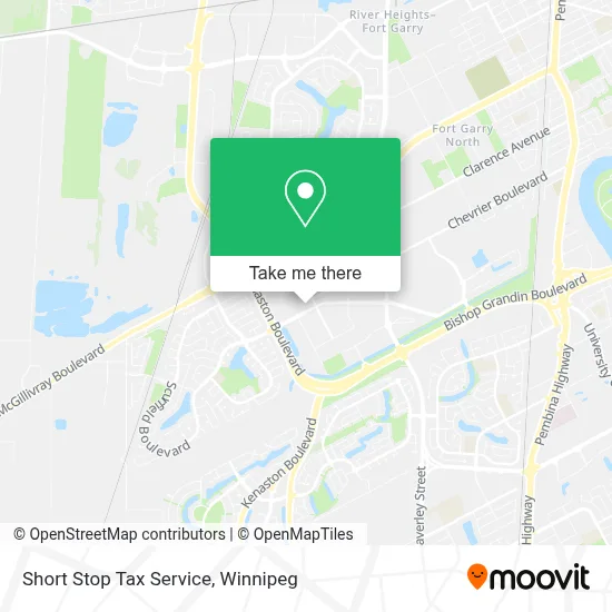 Short Stop Tax Service map