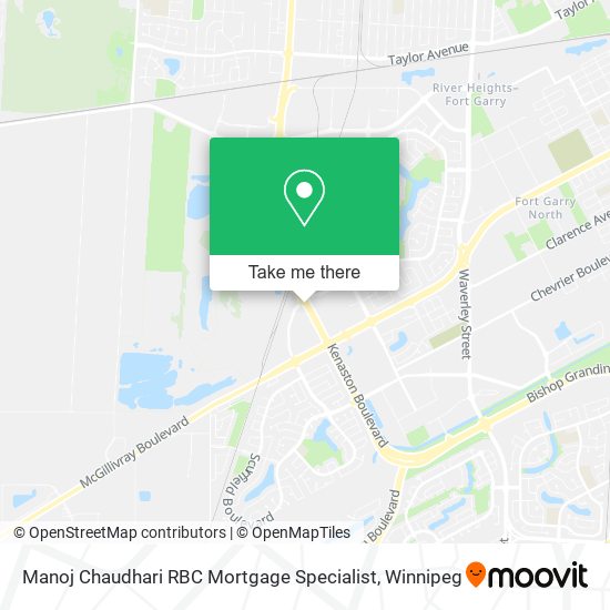 Manoj Chaudhari RBC Mortgage Specialist map