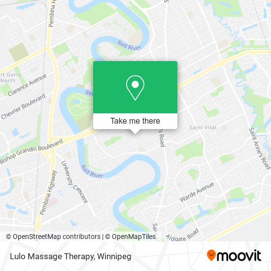 Lulo Massage Therapy map