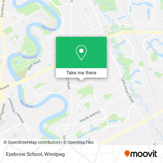 Eyebrow School map