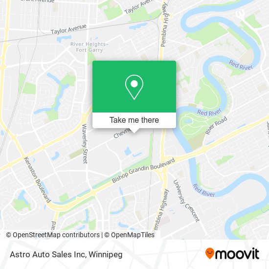 Astro Auto Sales Inc map