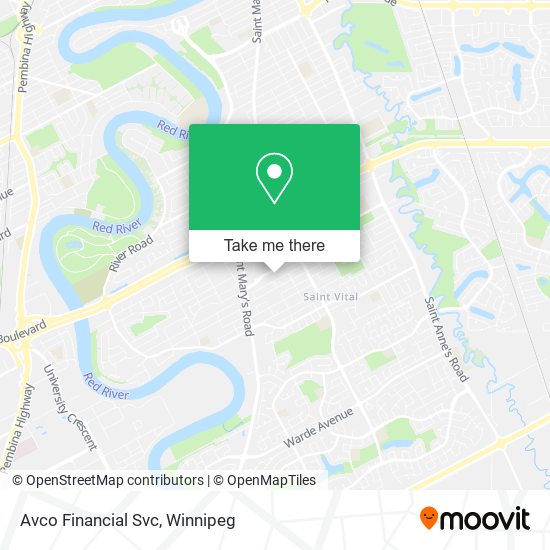 Avco Financial Svc map