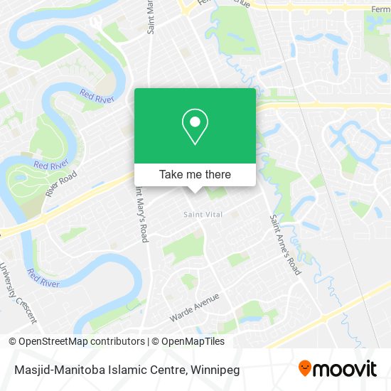 Masjid-Manitoba Islamic Centre plan