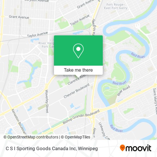 C S I Sporting Goods Canada Inc map