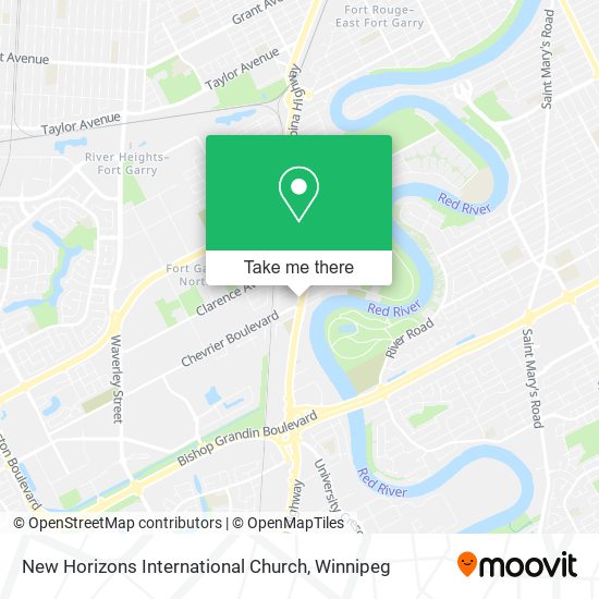 New Horizons International Church map